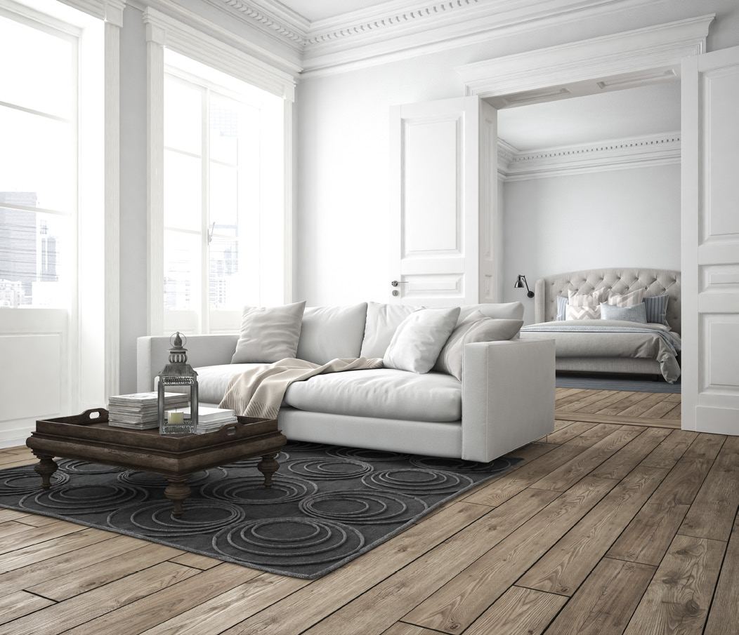 Sala de departamento de lujo