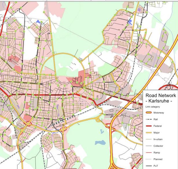 Mapa de red vial